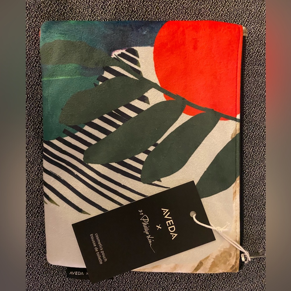 Aveda cosmetic bag